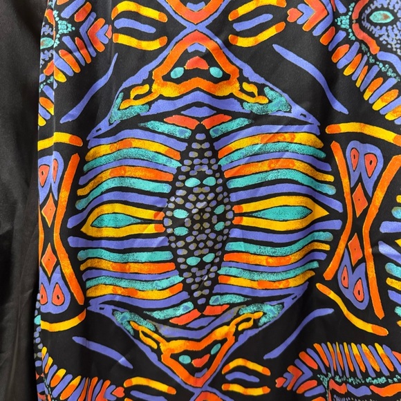 Melissa McCarthy Seven7 Reversible Colorful Abstract Bomber Jacket  Size 4x - Picture 6 of 14